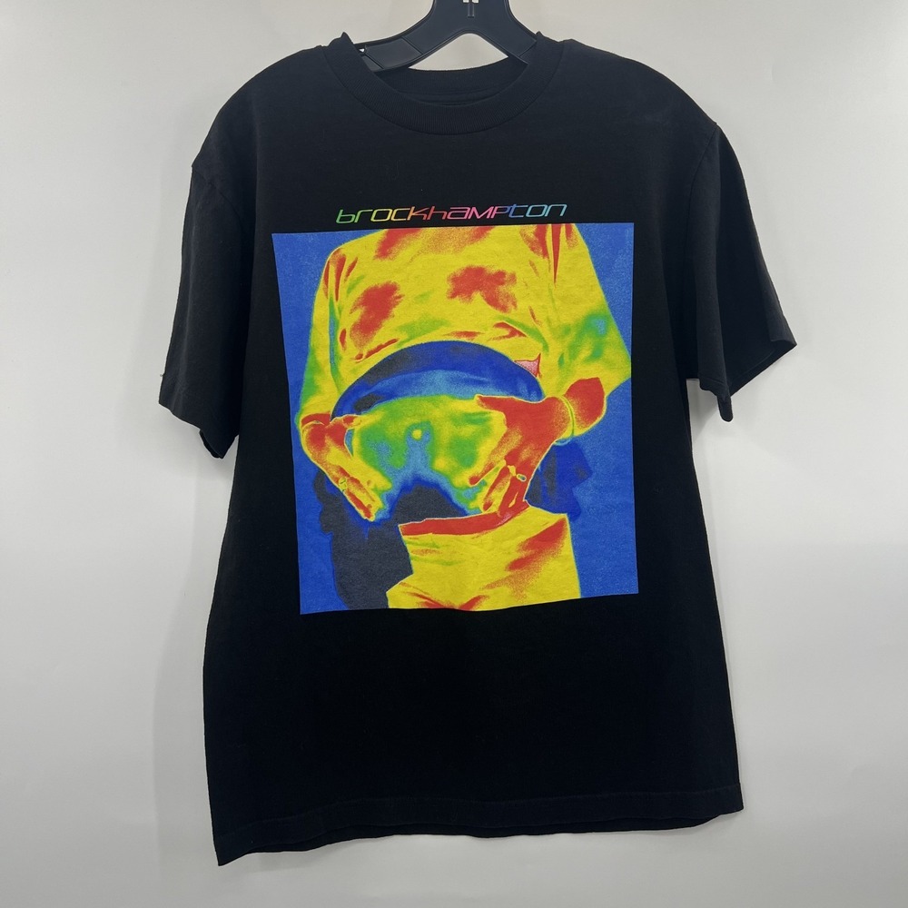 Brockhampton Iridescence T Shirt Mens M Tour Concert Band Album Song SS EUC